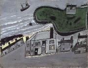 Alfred Wallis The Hold House Port Mear Square Island port Mear Beach oil painting artist